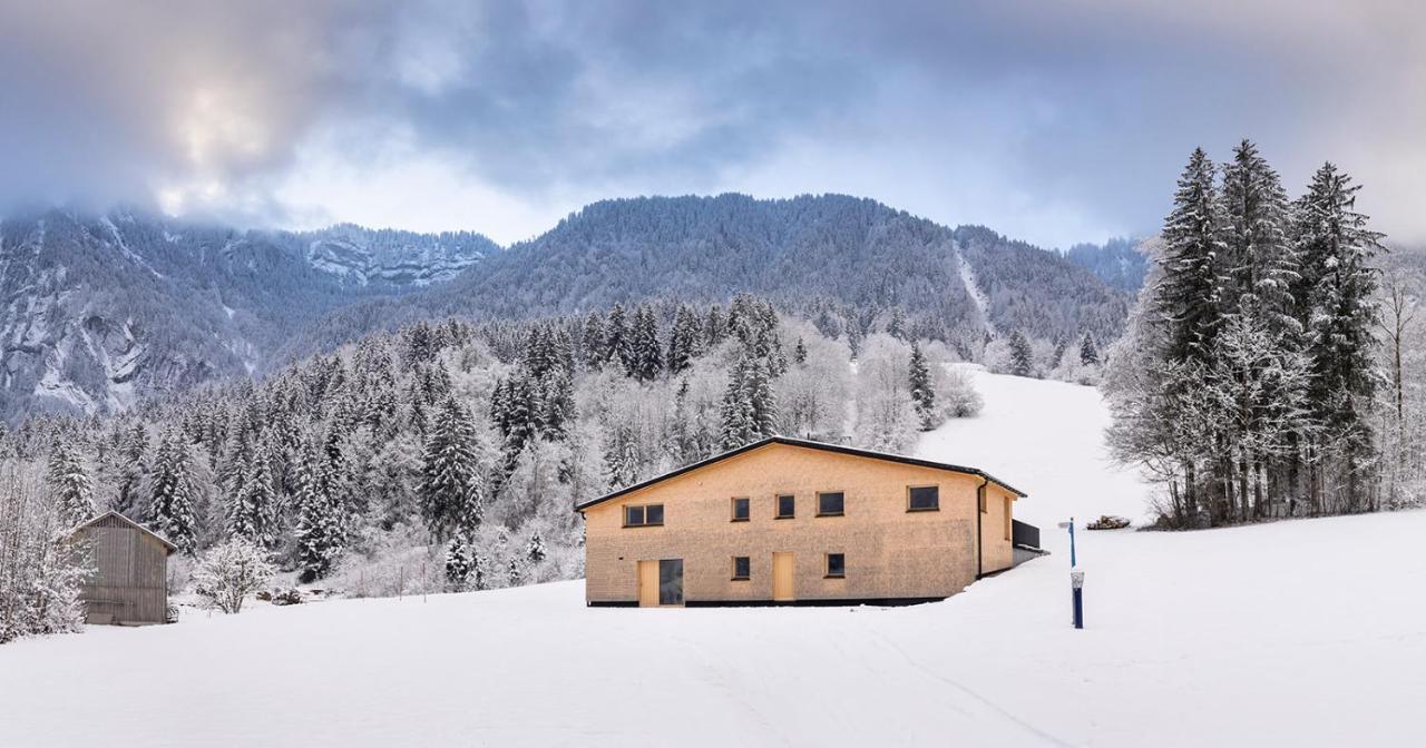 Ferienhaus Schihuette Mellau Villa Luaran gambar